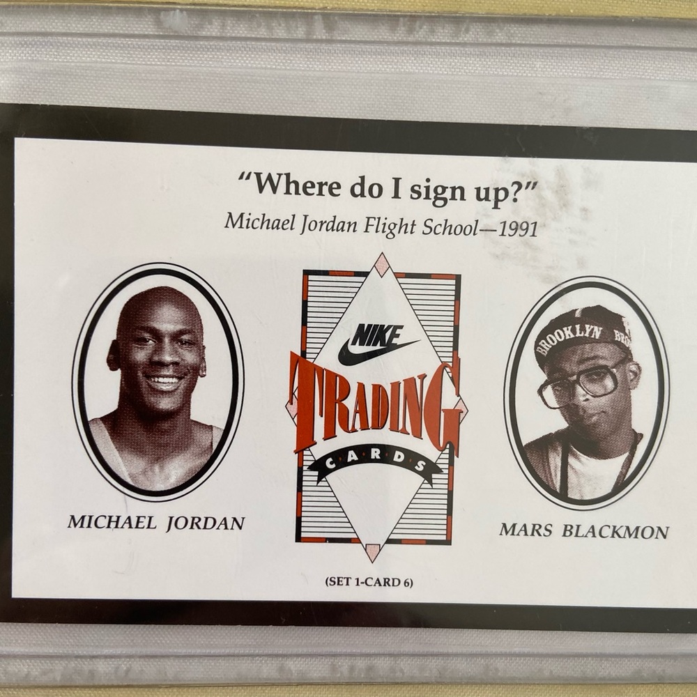 1991 NIKE Michael JORDAN Spike LEE 6 CARD SET - Picture 13 of 16
